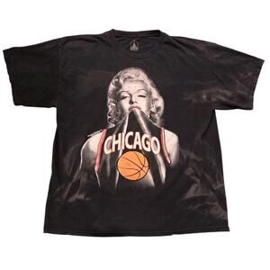 Marilyn Monroe Chicago Jersey Shirt Palladium Entertainment Distressed Retro XL